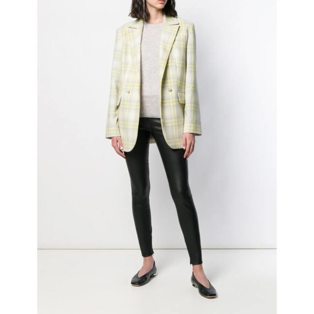 Vince Lamb Leather Black Trousers Pants Sz XS